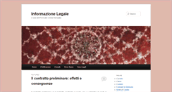 Desktop Screenshot of informazionelegale.it